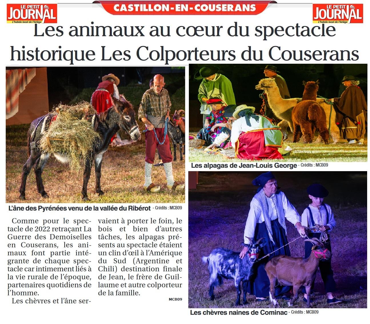 Les animaux dans le spectacle